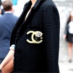 Chanel brooches in action