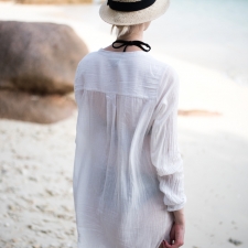 WHITE MAXI DRESS