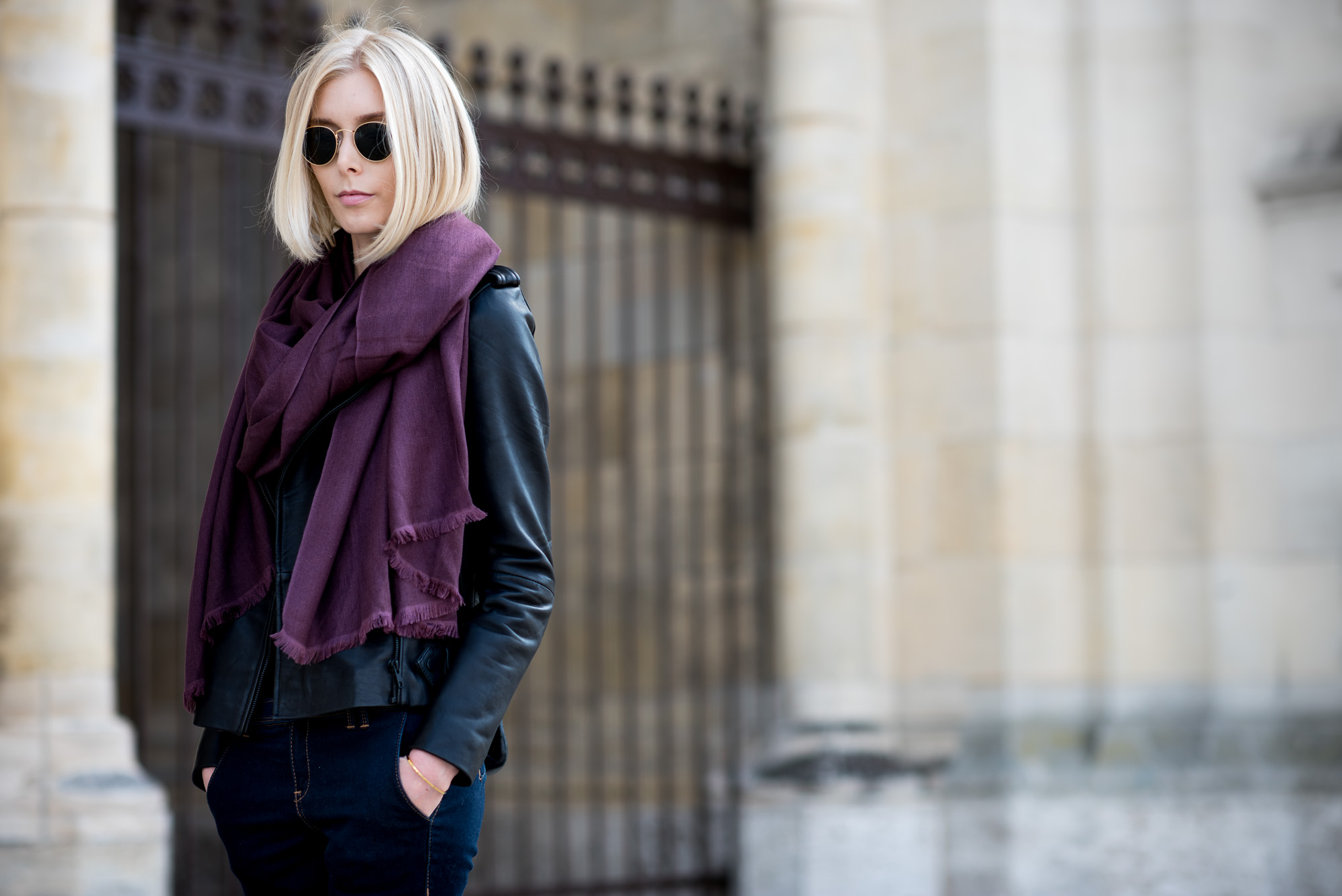 balmuir milan scarf plum 