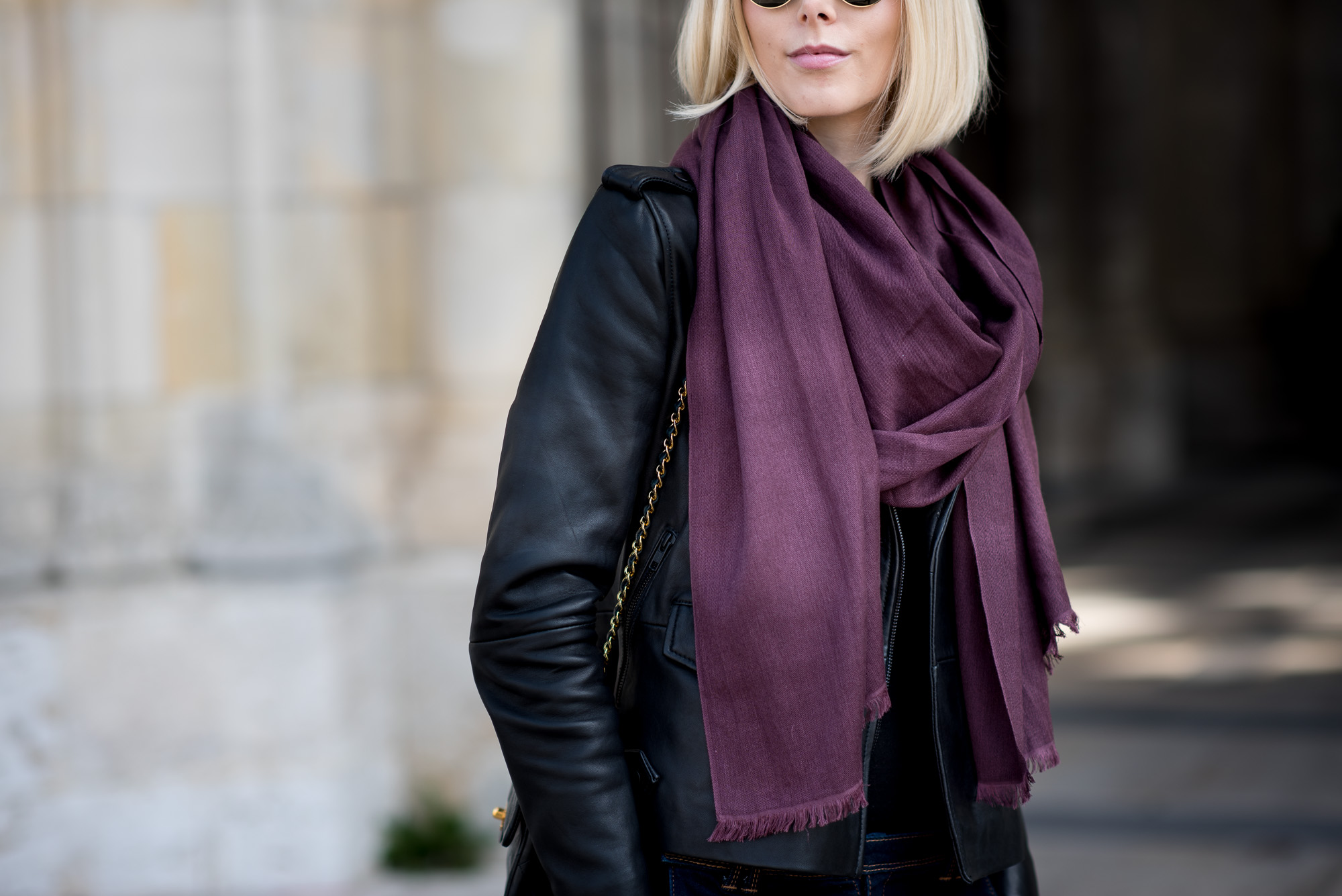 balmuir milan scarf plum 