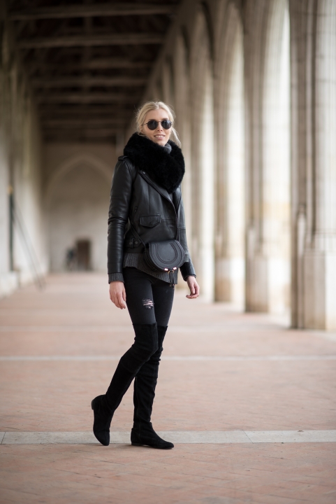 Anna Sofia Style Plaza All Black Outfit 7