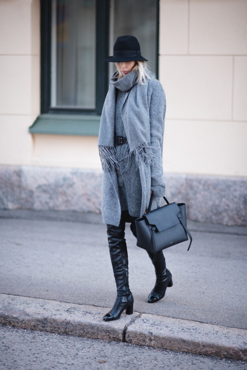 Grey Black Outfit Style Plaza 6