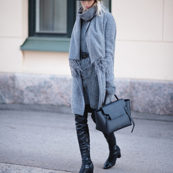 Grey Black Outfit Style Plaza 6