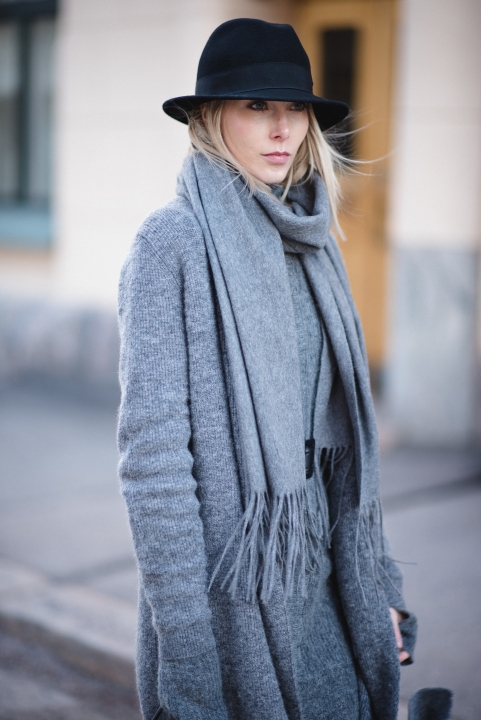 Grey Black Outfit Style Plaza 8
