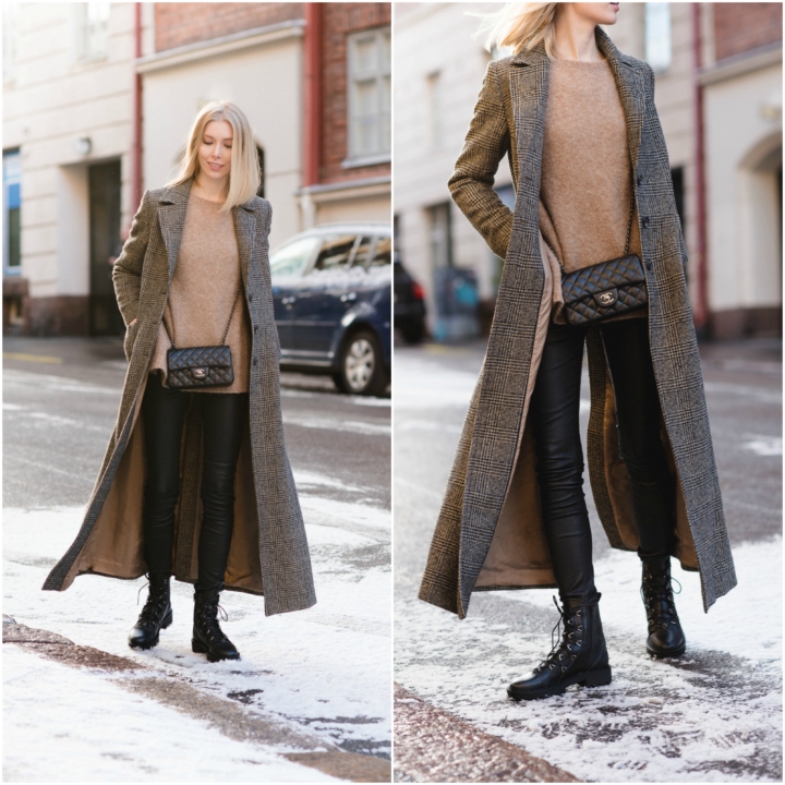 Maxi Coat Style Plaza111