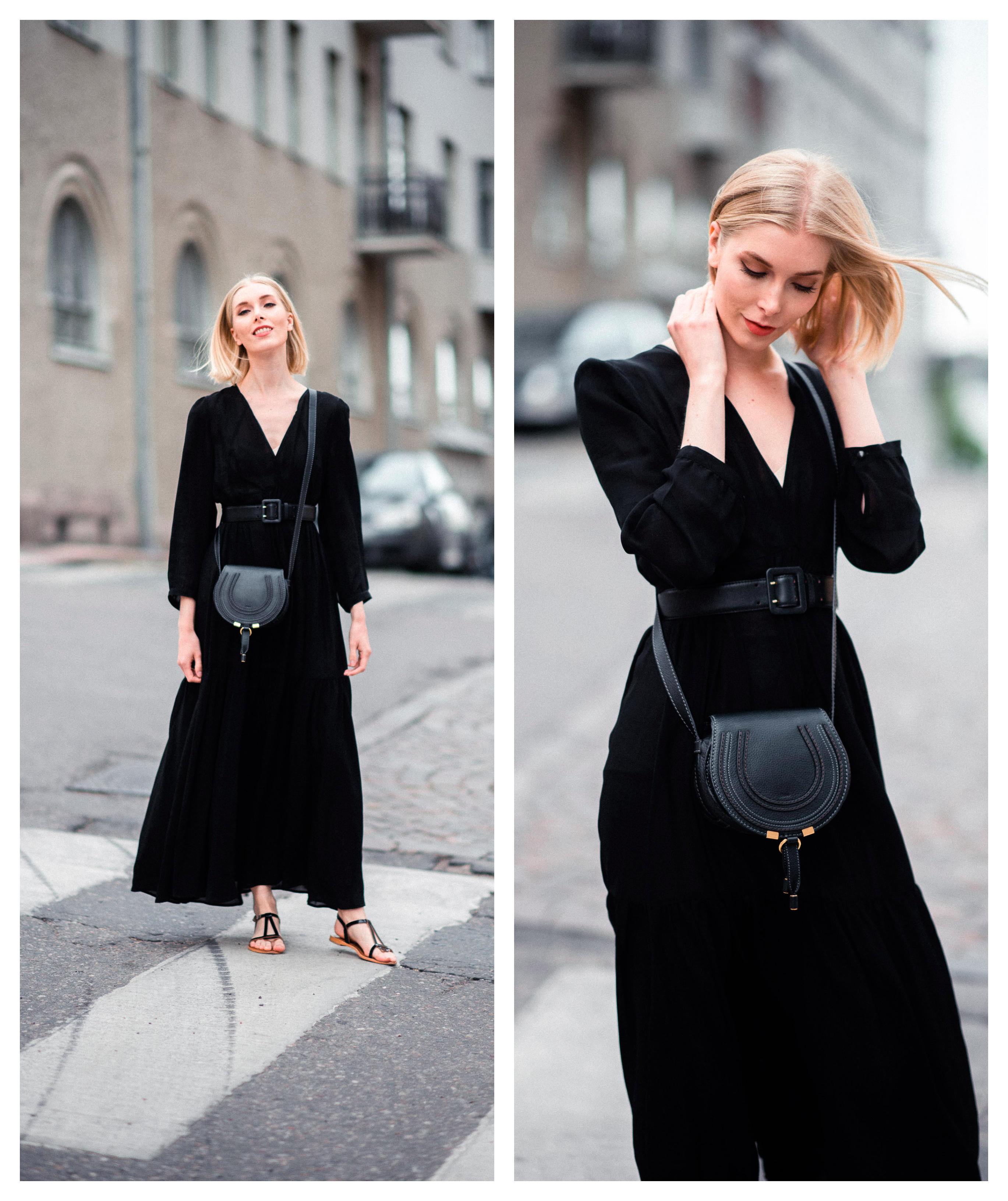 Style Plaza Black Maxidress Fashion1