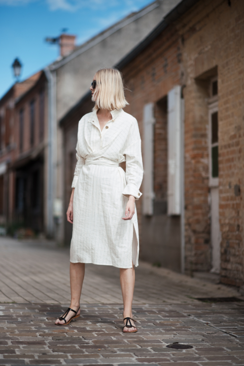 Style Plaza Linen Dress1