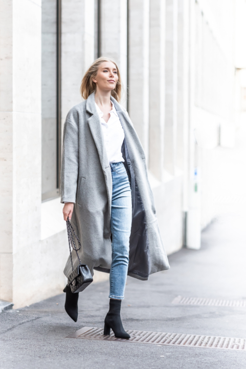 Anna Sofia Bubbleroom Grey Coat Fall 2018 Thomas Drouault 15