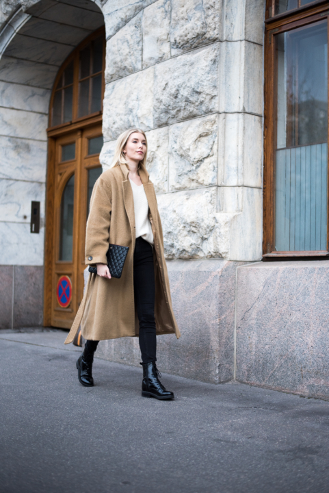 Style Plaza Nordic Blogger Camel Coat 12