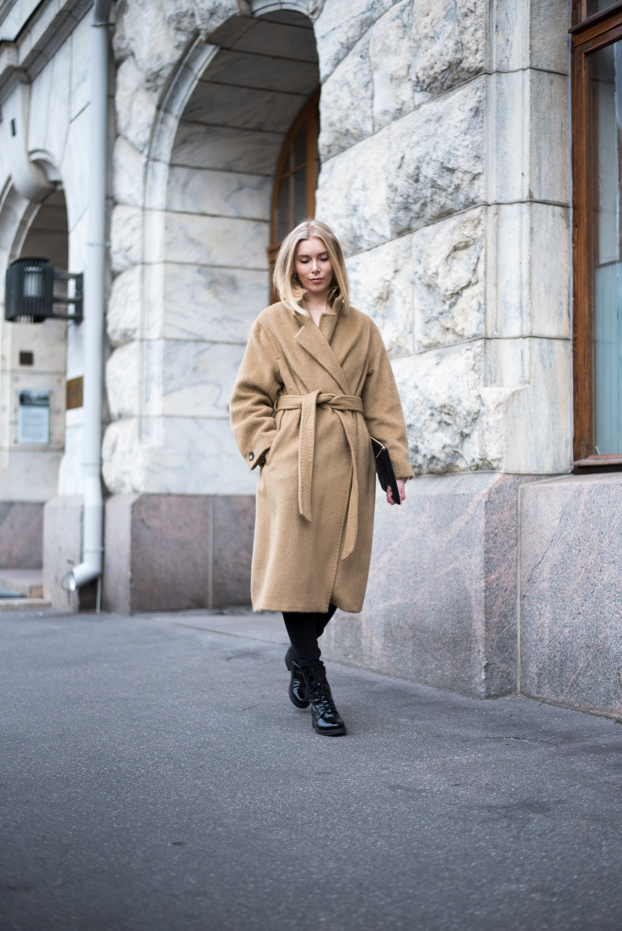 Style Plaza Nordic Blogger Camel Coat 19